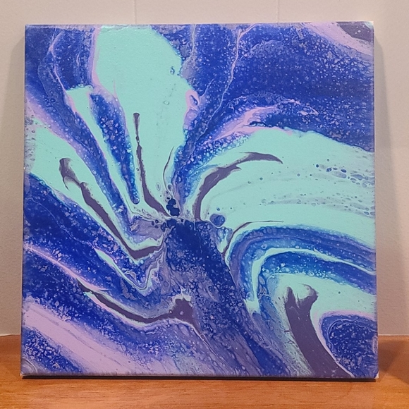 12"x12" HANDMADE PAINT POUR - Picture 1 of 4